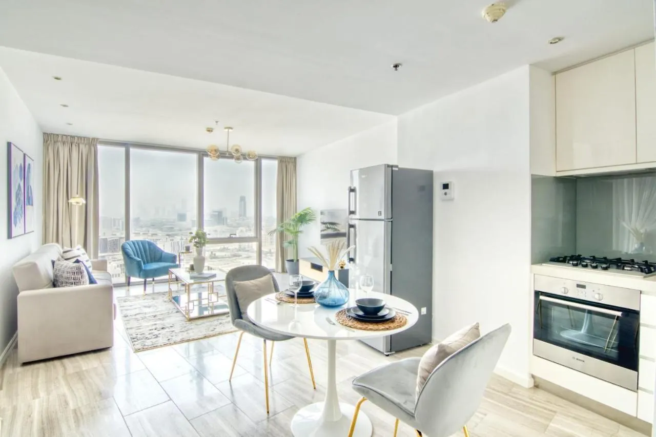 دبي Guestready - A View Of The City Skyline - D1 Tower 0*,  الإمارات العربية المتحدة